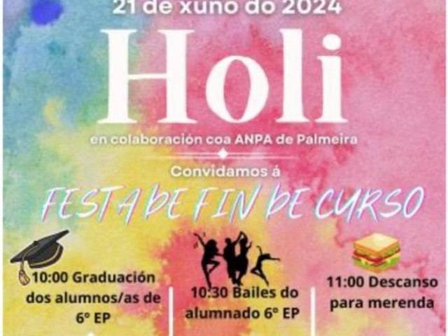 Festa fin de curso